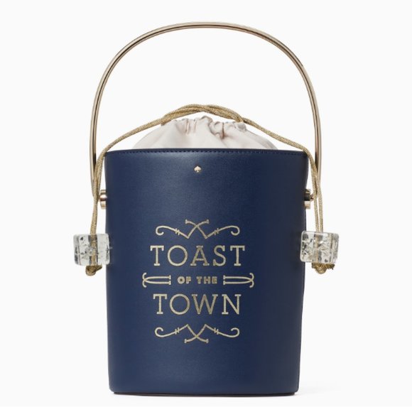 kate spade steal the spotlight champagne bucket bag purse nwt - Picture 2 of 12